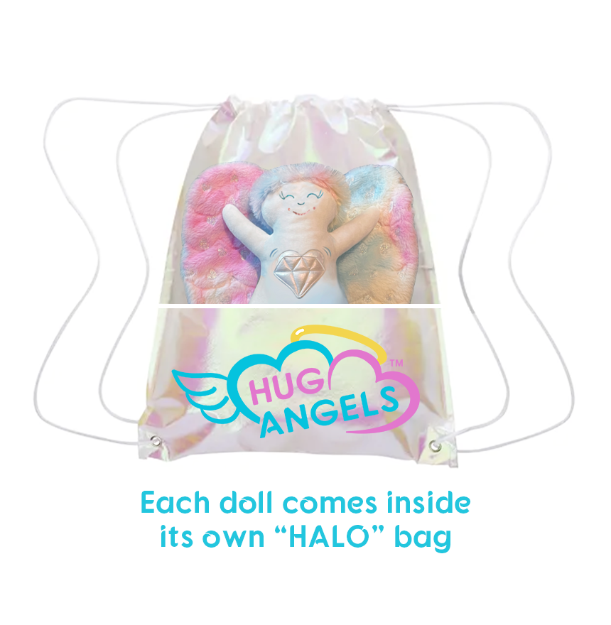 HUG ANGEL PLUSH DOLL w/ HALO Bag